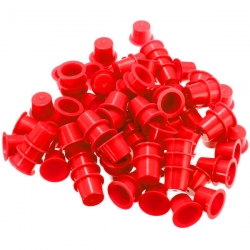 Kubeczki na pigment barwnik czerwone "S" 100 sztuk